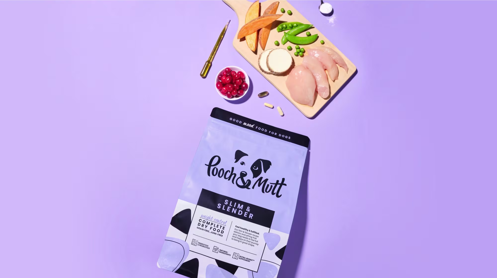 slim & slender food for dogs
