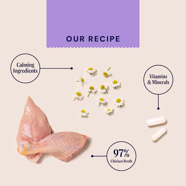 Calm & Relaxed Bone Broth Recipe card BROTH375CR 1