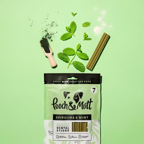 Spirulina & Mint Dental Sticks For Dogs Clearance