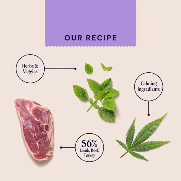 P&M INGREDIENT IMAGE WELLBEING CALM & RELAXED WET FOOD