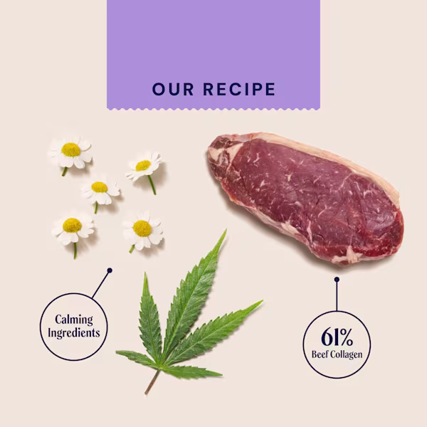 Calm & Relaxed Beef Collagen Chews