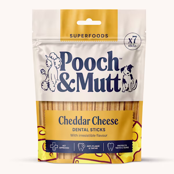 Cheddar Cheese Dental Sticks For Dogs