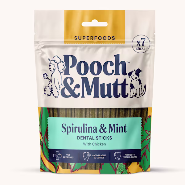 Spirulina & Mint Dental Sticks For Dogs