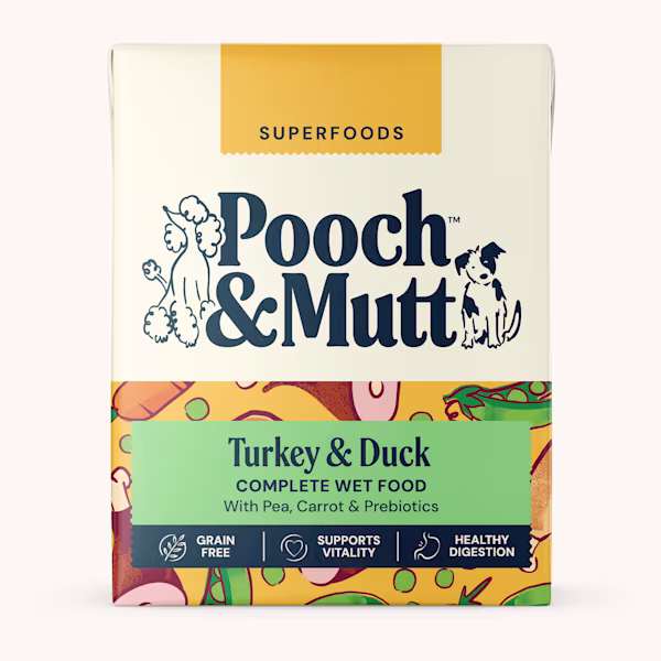 SUPERFOODS WET FOOD TURKEY & DUCK 375g 2000x2000 WEB OP