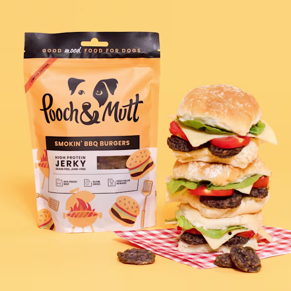 Original Smokin' BBQ Burger Beef Jerky For Dogs
